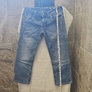 Miss Me Blue Cropped Ankle Jeans